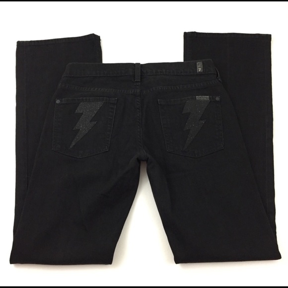 jeans with lightning bolts